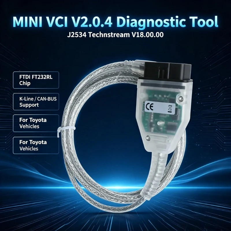 UDS K-Line Vehicle Testing Adapter OBD2 CAN Bus Multi-car Fault Query Instrument