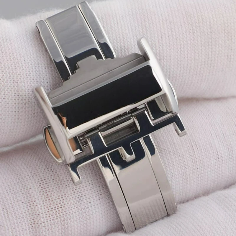 Folding Clasp Heat Resistant Anti Aging and Stain Resistant Design for Longines Master Flagship Watch Accessories Long Time Use