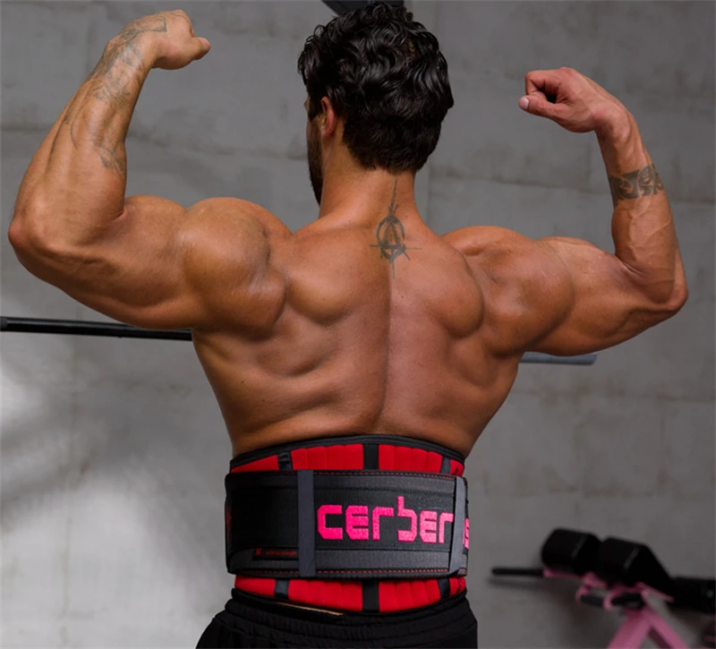 Cerberus Waist Trainer para homens, acessórios de ginástica, segurança esportiva, musculação, powerlifting, suporte de cintura, musculação, treino