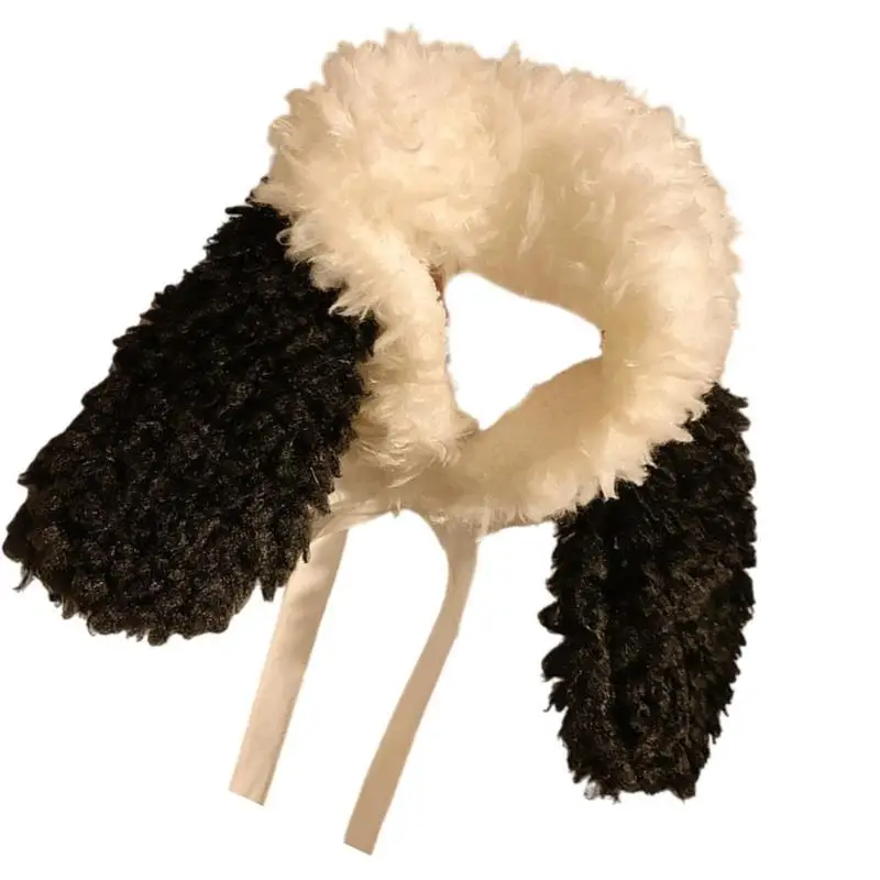 652F أغطية أذن مخملية مقاومة للرياح لتدفئة الأذن للطلاب، أغطية أذن عصرية للمغامرات الشتوية