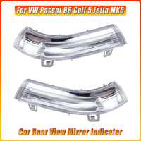 1 Pcs Right OR Left Car Rear View Mirror Indicator for VW Passat B6 Golf 5 Jetta MK5 LED Turn Signal Light Side Steering Lamp