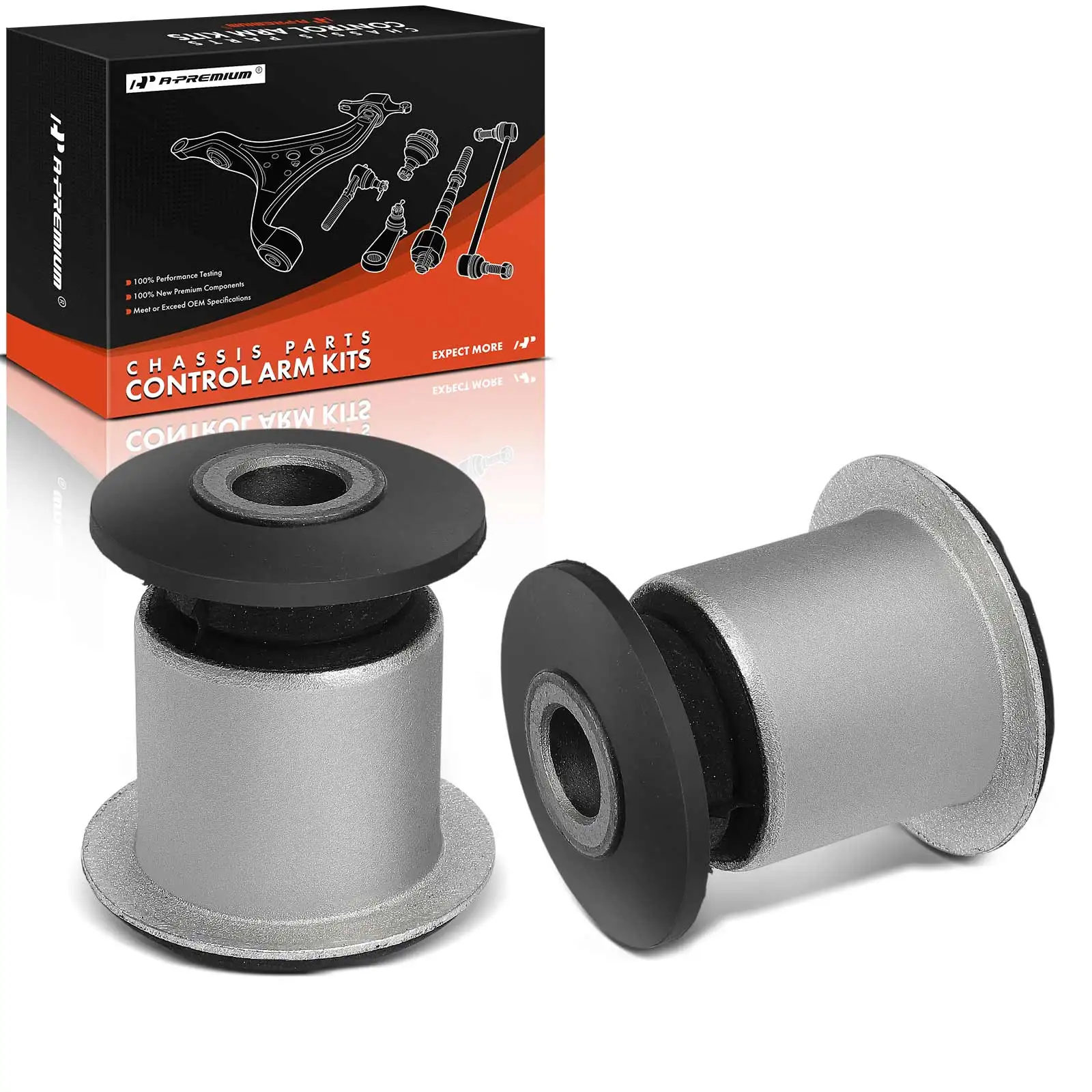 A-Premium 2x Front Lower Forward Control Arm Bushing for Audi Q7 2007-2015 Porsche Cayenne 2003-2006 Volkswagen Touareg