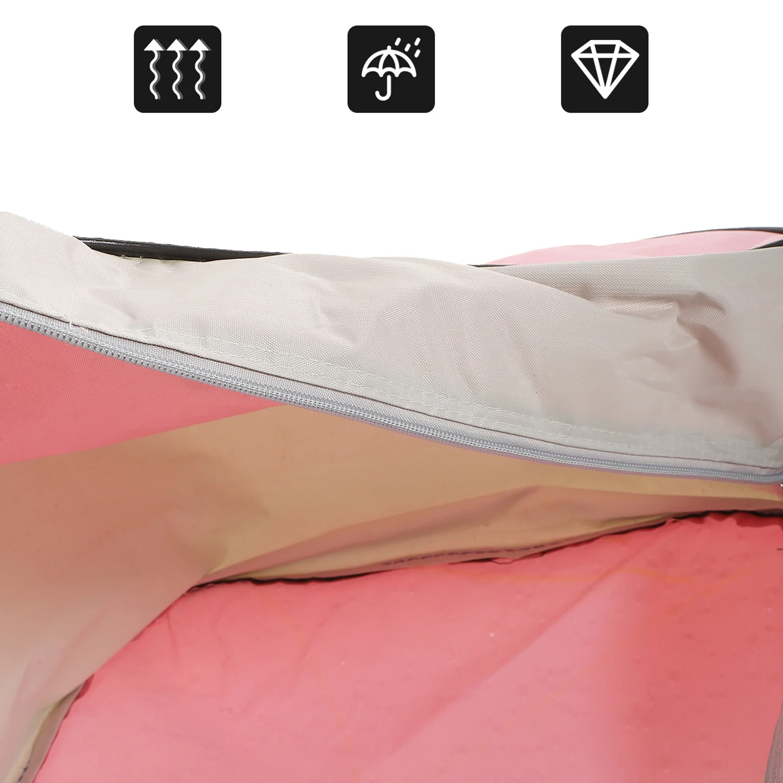 Bolsa para patines, bolsa de tela de malla rosa, asas resistentes, gran capacidad, bolsa de transporte para almacenamiento de patinaje sobre hielo