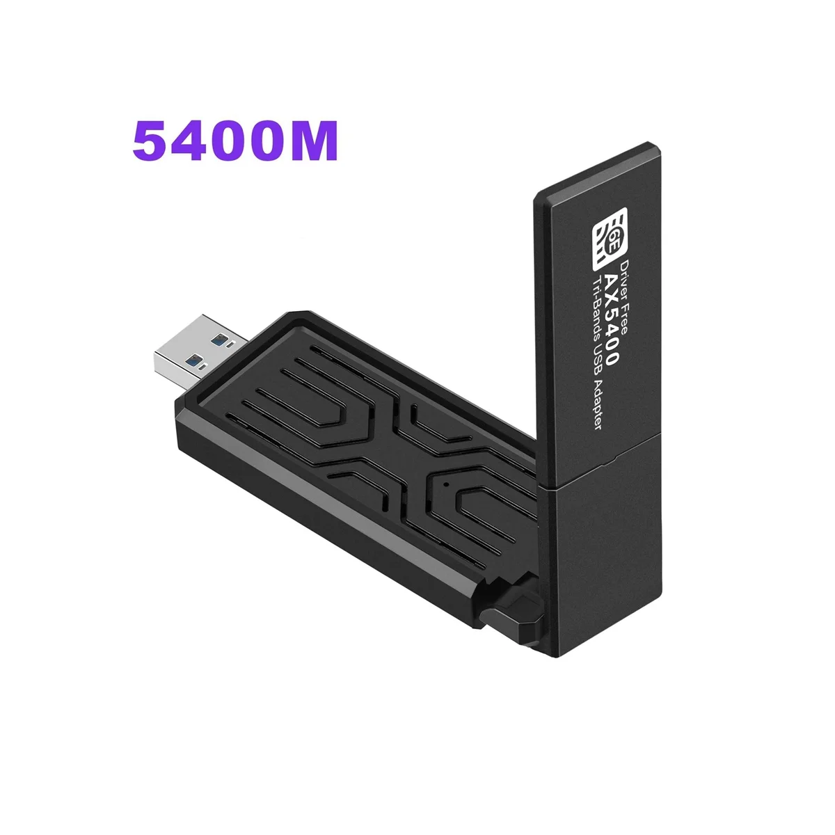 

Superb 5400Mbps USB 3.0 Wireless Network Card WiFi 6E Tri-Band 2.4G 5G 6G Adapter USB Gigabit Ethernet Dongle for Windows 10 11