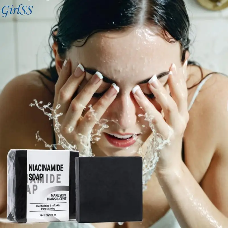 70 جرام صابون نياسيناميدات صابون عملي مرطب صابون سهل الاستخدام صابون تنظيف عميق للسفر المنزلي T4MB #5