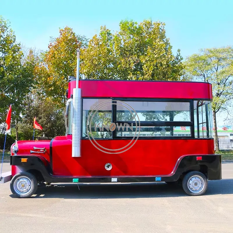 2023 migliore qualità forma speciale chiosco per alimenti e bevande distributori automatici di rimorchi per alimenti spingere il carrello per alimenti in vendita