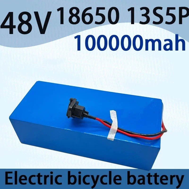 2024 New 13S5P, 48V 100Ah Electric Bicycle 18650 1500W Scooter Battery 100Ah Electric Bicycle Battery+BMS+Free Shipping