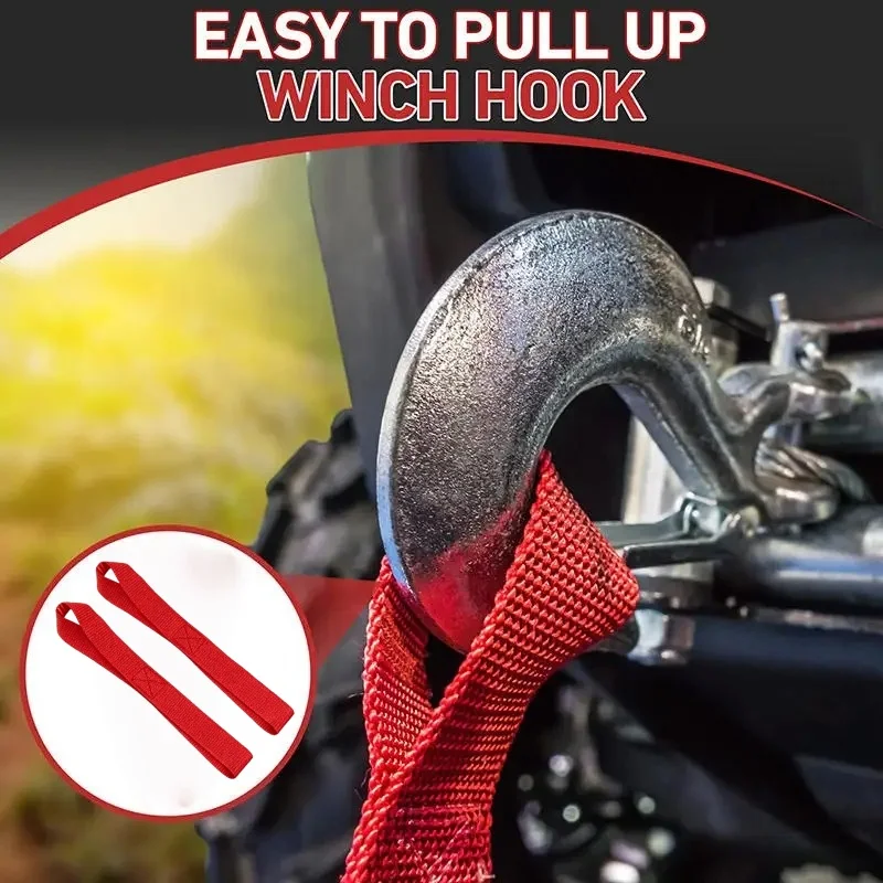 2Pcs Soft Loop Tie down Straps 30.5cm for Motorcycle ATV Scooter Dirt Bike Lawn Equipment Multipurpose Secure Cargo Tie Downs