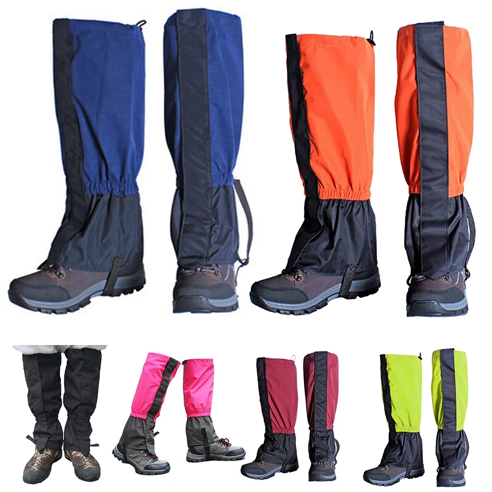 1 Pair Outdoor Hiking Boot Gaiter Waterproof Snow Leg Legging Cover Climbing Waterproof Snow Legging Windproof Teekking Desert