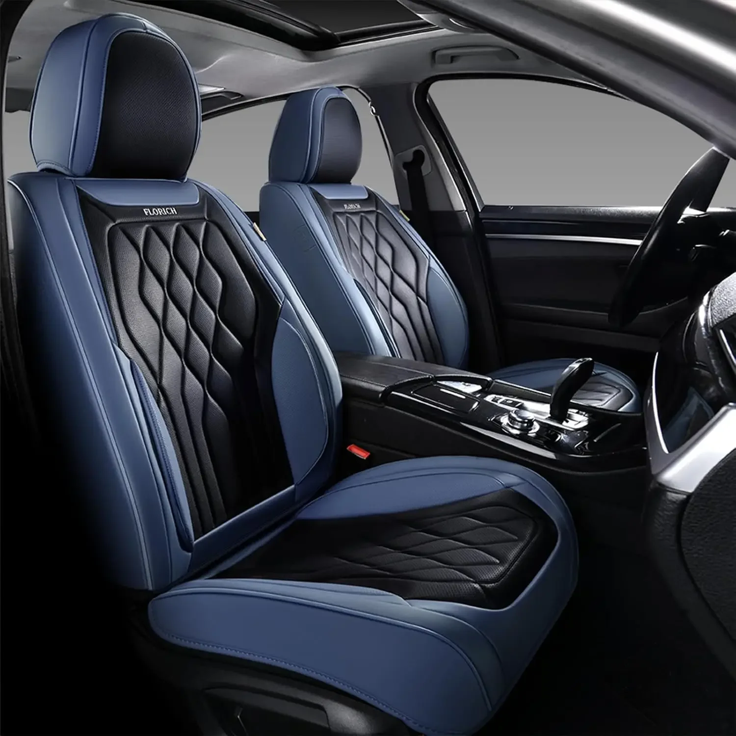 

Универсальные чехлы на автомобильные сиденья для автомобильных автомобильных сидений, защита автомобильных сидений из искусственной кожи, подходит для большинства седанов, внедорожников, пикапов