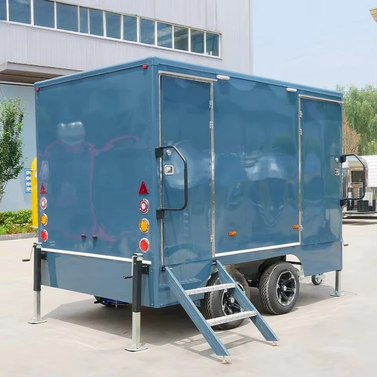 Mobile Toilet Color Steel Prefab Body Fast Assembly No Construction Required Park Beach Outdoor Sports Portable Toilet Unit