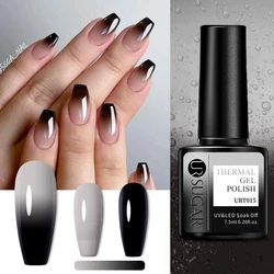 UR SUGAR Thermal Ultra-thin Nail Gel Polish 3 Layers Temperature Changing Gel Varnish Soak Off UV Led Nail Art Manicures