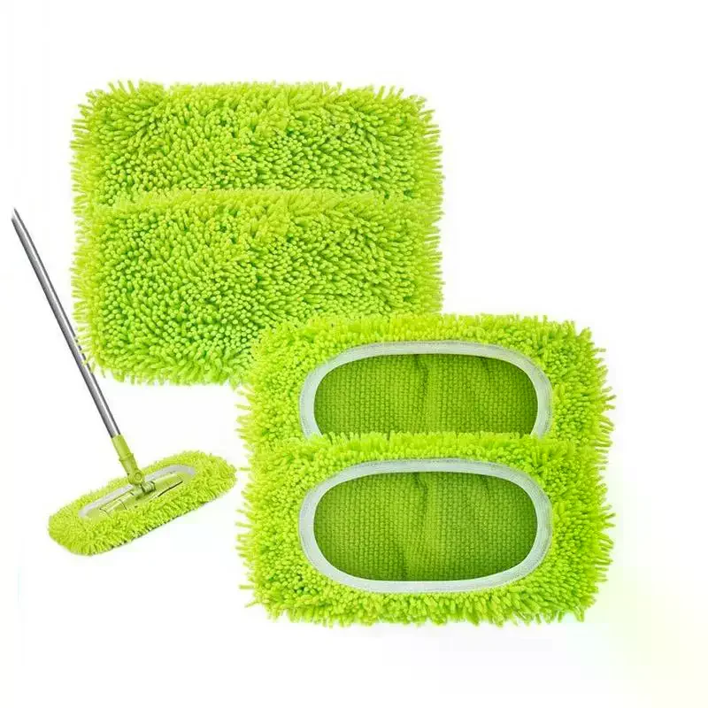 Reusable Mop Pads High Water Absorption Ultra-fine Fiber: 4Pcs Cleaning Firmly Adhere Standard