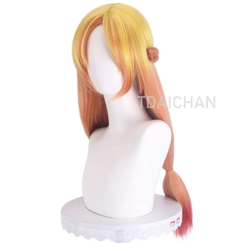 Anime Isekai Ojisan Uncle From Another World Tsundere Elf Cosplay Wig Elga Girls Wigs Mixed Color Gradient Long Hair Role Play