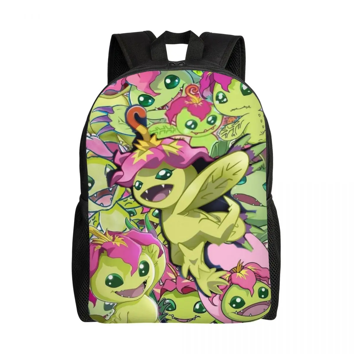 

Custom Digimones Adventure Anime Backpack Men Women Basic Bookbag for School College Bags