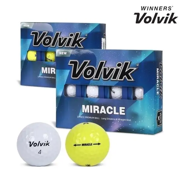 [Volvic echt] neuer Mirlaw Premium Golfball 2 Stück 12 Eier