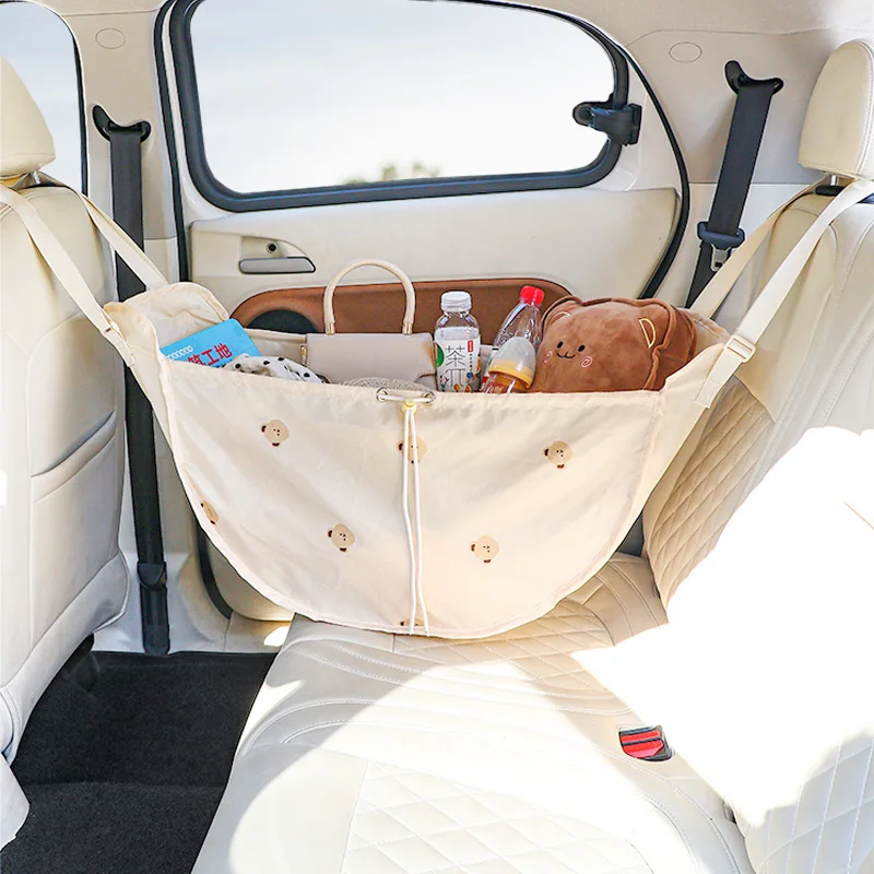 

Car Storage Bag Ins Style Children's Cartoon Creative Multifunctional Car Seat Front and Back Middle Storage Bag Car Accessories