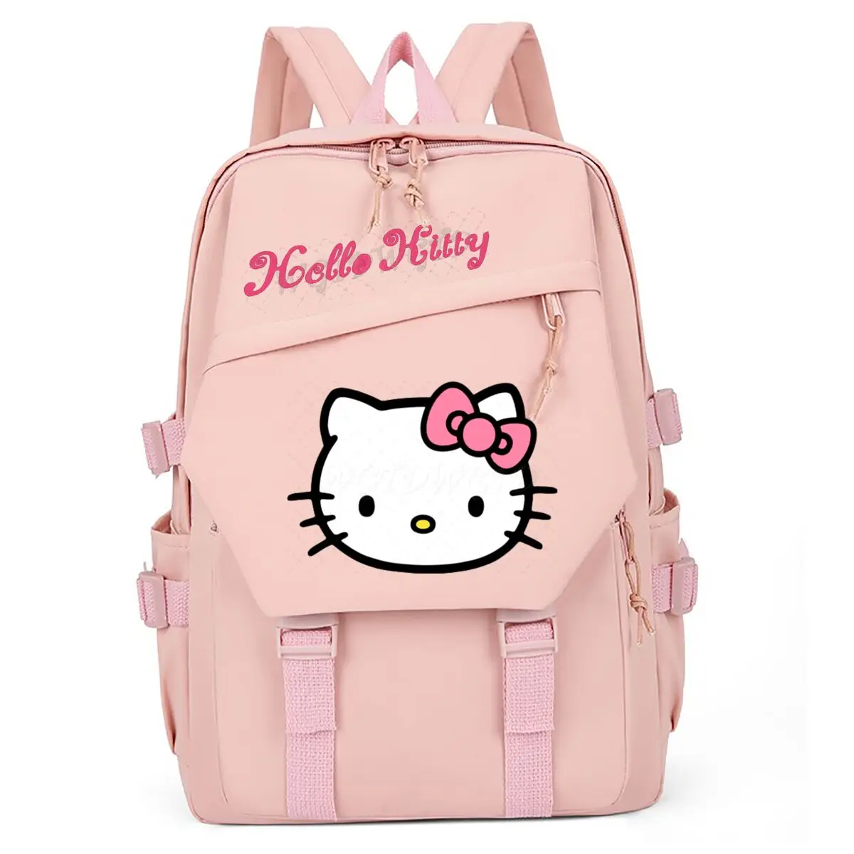 

826-Школьный рюкзак, сумки для подростков, Kawaii Capybara, школьный рюкзак для девочек, детский рюкзак, подростковый рюкзак, USB-розовая сумка для книг