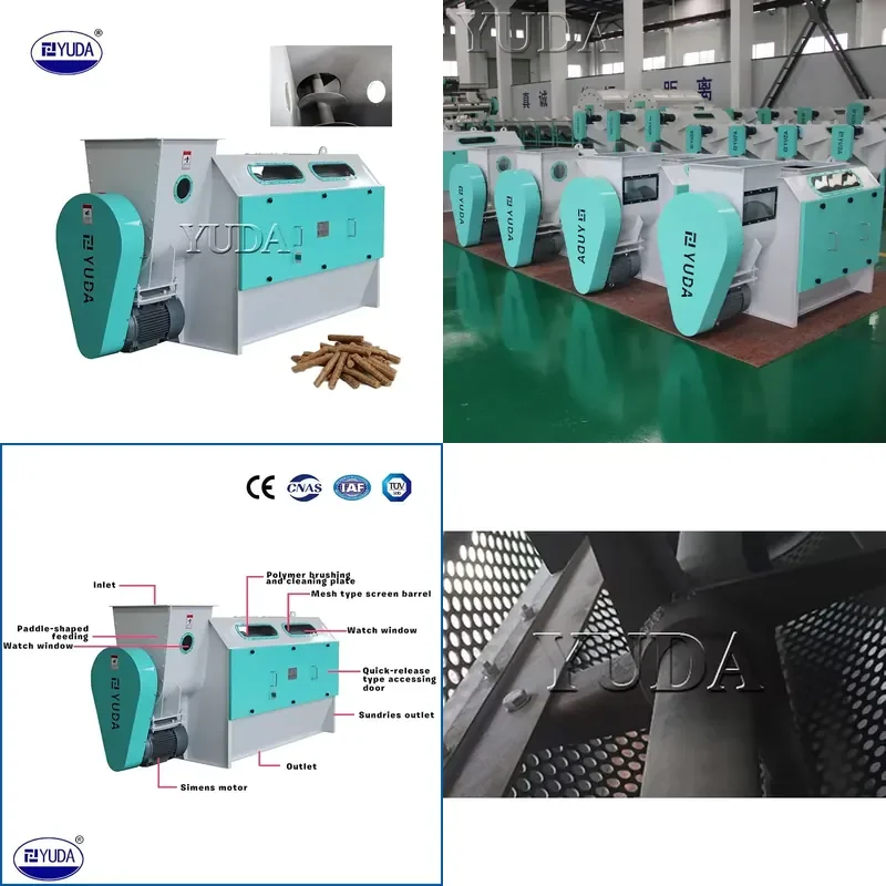 Recycling Machine 2026 High Capacity Maize Rice Seed Pre-cleaning Rotary Drum Cleaner