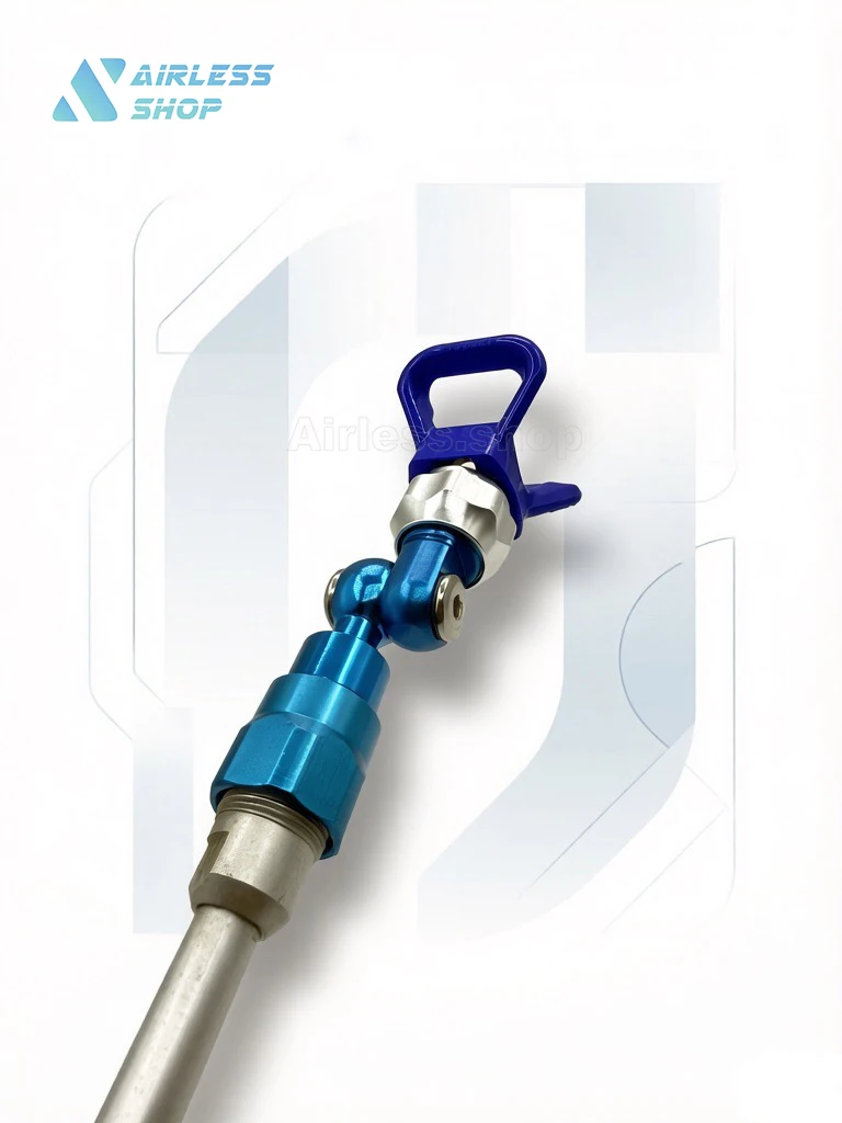 Blue Universal Extension Rod Rotary Joint Diaphragm Piston High-Quality Spray Gun Accessories for Enhanced Painting Performance