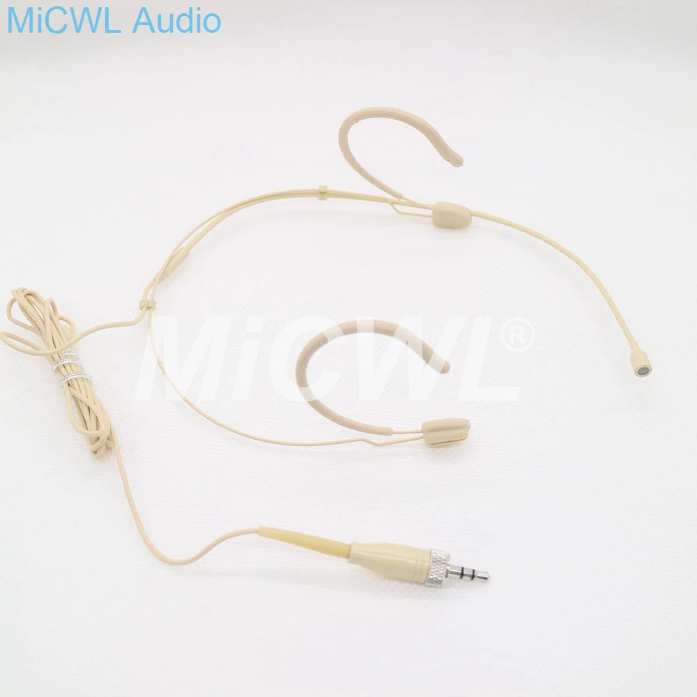 WBH53 Strong Wire Headset Microphone For Sennheiser XS AVX EW G2 G3 G4 Wireless 3.5mm Jack Lock Shure TA4F 2.2mm Cable Stage Sin