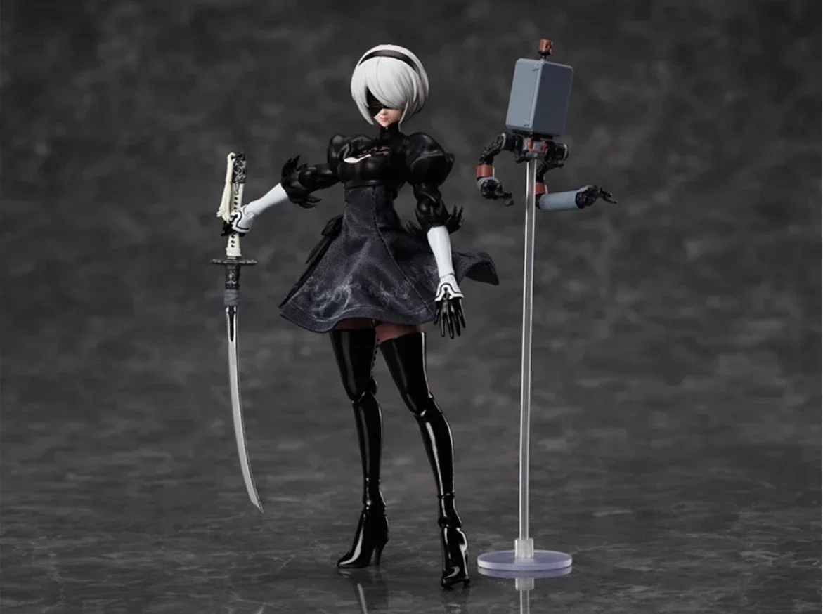 Auf Lager Original BUZZmod Aniplex Nier Automata 2B 2B'S ikonisches Schwert Anime Figuren Action Collection Modell Spielzeug