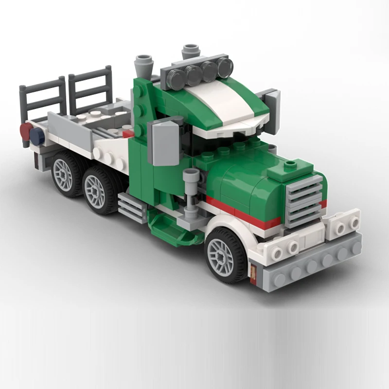 Speed Racing Car Model MOC Building Bricks Classic Service Truck Modular Technology Children Holiday Gifts Assemble Toys Suit