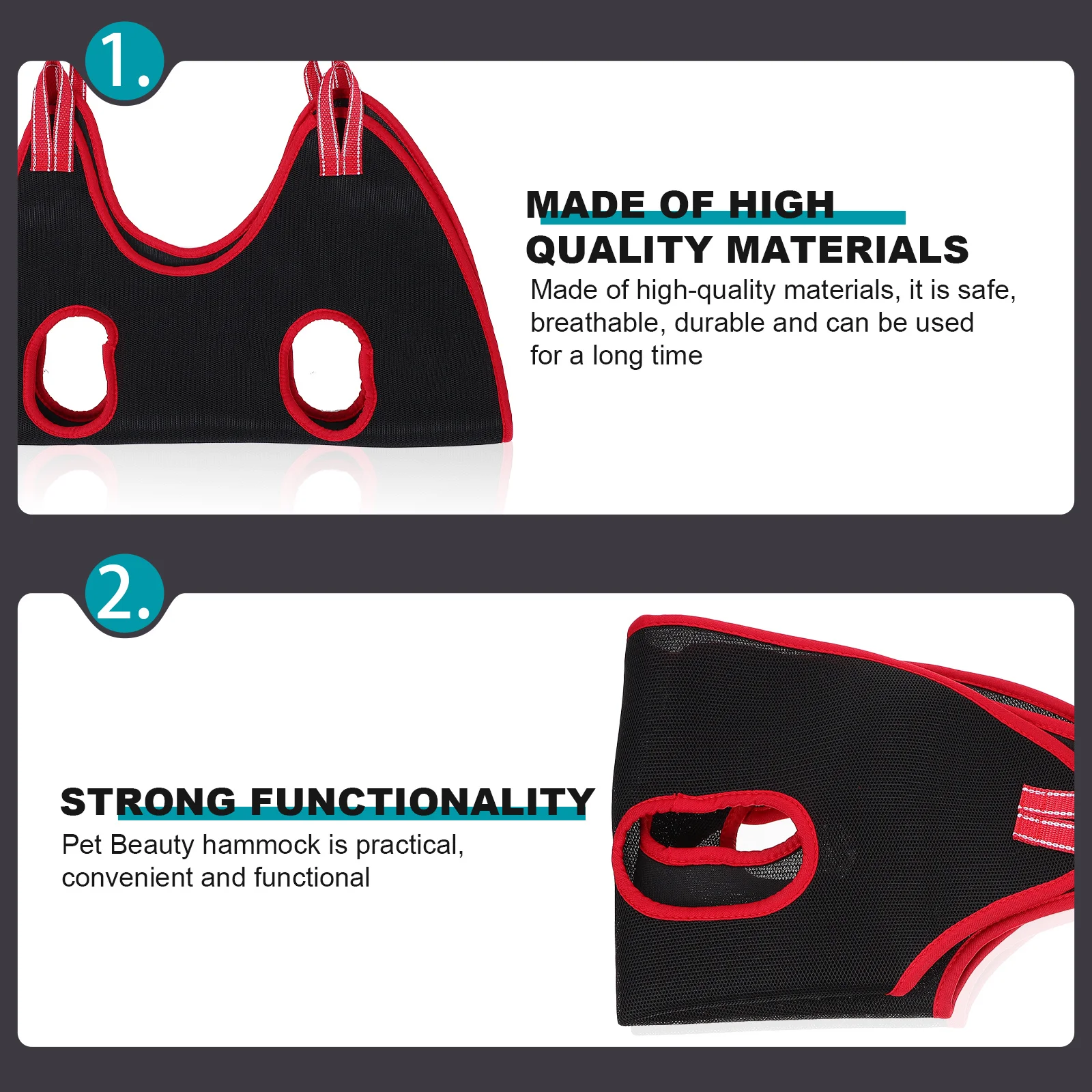 

1 Set Pet Hammock For Dog Cat Nail Trimming Durable Breathable Grooming Harness Household Pet Supplies Dog Grooming Accessories