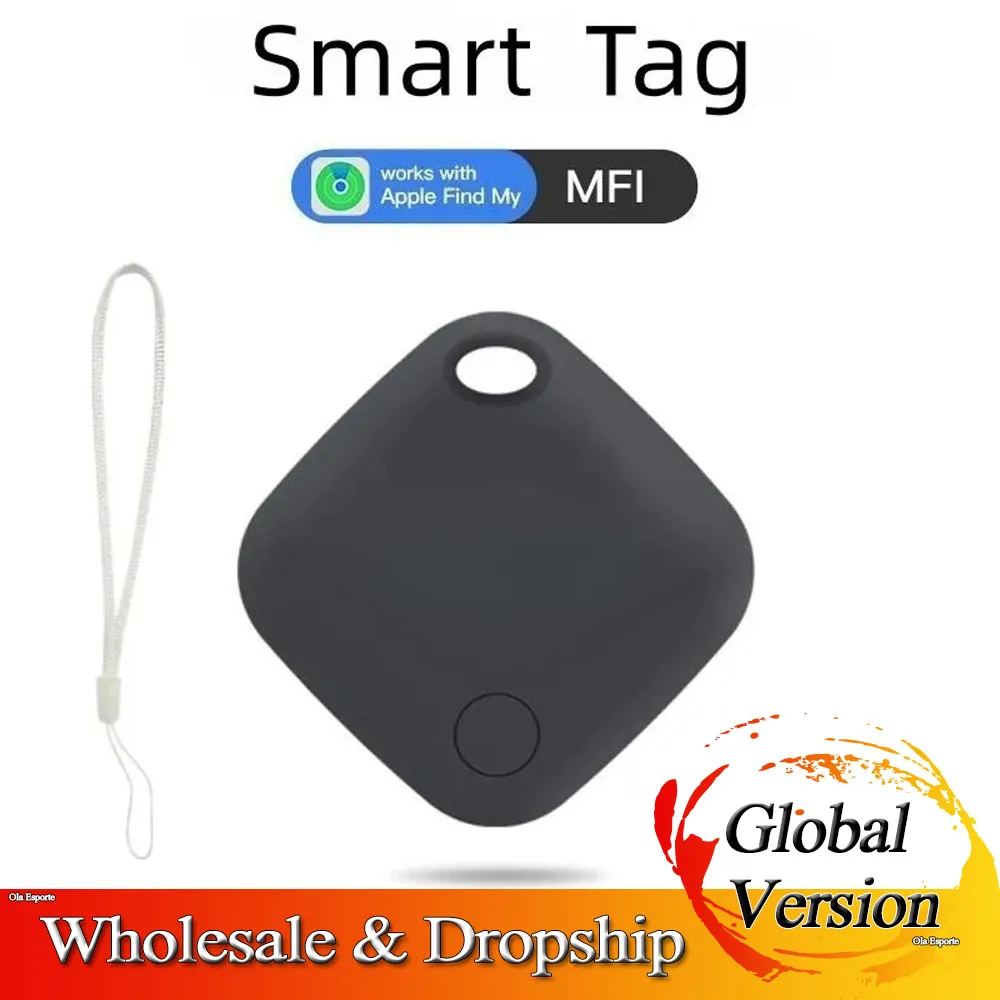 For Apple Air tag Smart Tag Anti-Lost Alarm Wireless Bluetooth Tracker Phone Stuff Two-way Search Key Pet Finder Location Record