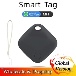 For Apple Air tag Smart Tag Anti-Lost Alarm Wireless Bluetooth Tracker Phone Stuff Two-way Search Key Pet Finder Location Record