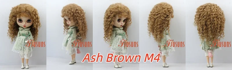 D28002 Extremely Longe Curly Monghanjuc Mohair BJD Wigs 6-7' 7-8' 8-9' 9-10' 1/6 1/4 1/3 YOSD MSD SD DOD QBaby Blythes Hair