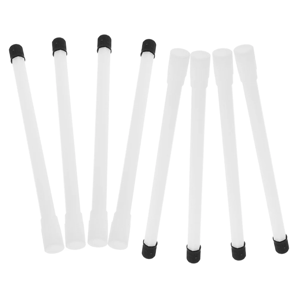 

8 Pcs Valve Extension Rod Plastic Stem Through Extensions for Tires Motorcycle Extender Extenders