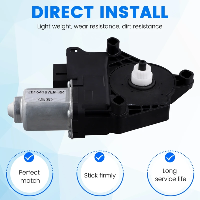 Super Sale 5JA959812F Rear Right Car Window Glass Lift Motor for SEAT Skoda Rapid Fabia 5JA959812A 5JA959812G