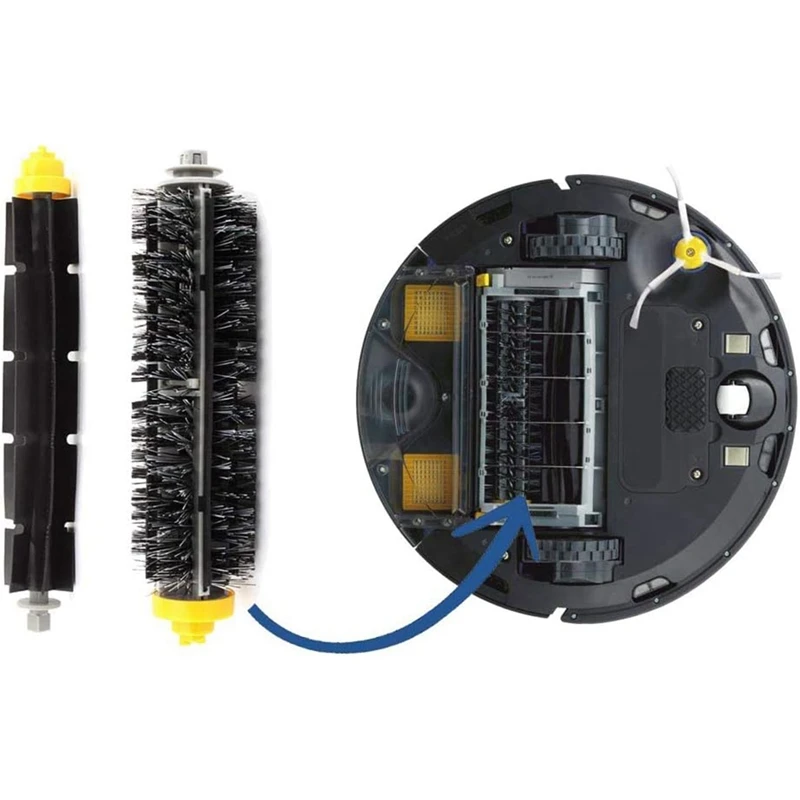 AC39-For Irobot Roomba 700 فرشاة جانبية رئيسية فلتر Hepa 720, 730, 750, 760, 765, 770, 772, 776, 780, 782, 785, 790 قطع الغيار