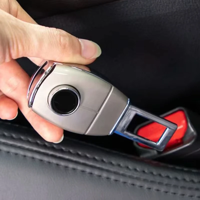 Car Seat Belt Clip Extender Safety Seatbelt Lock Buckle Plug Thick Insert Socket Extender Safety Buckle For Tesla Porsche