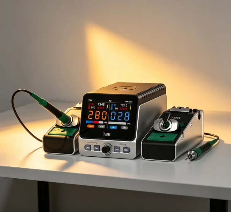 Electronics Repair Tool Kit - Dual Channel Smart Soldering Station TBK