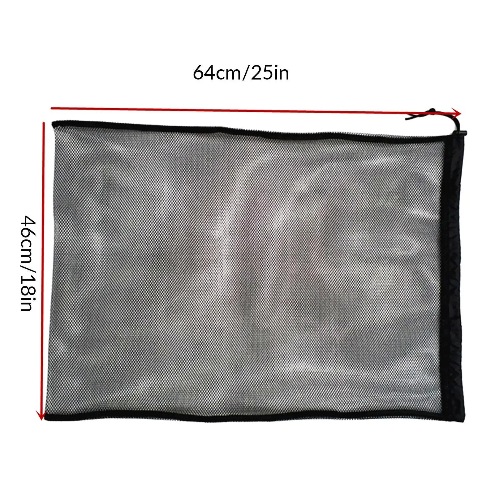 

Mesh Drawstring Bag Large Polyester Mesh Pouch for Scuba Diving Swimming Snorkeling Accessories Organization