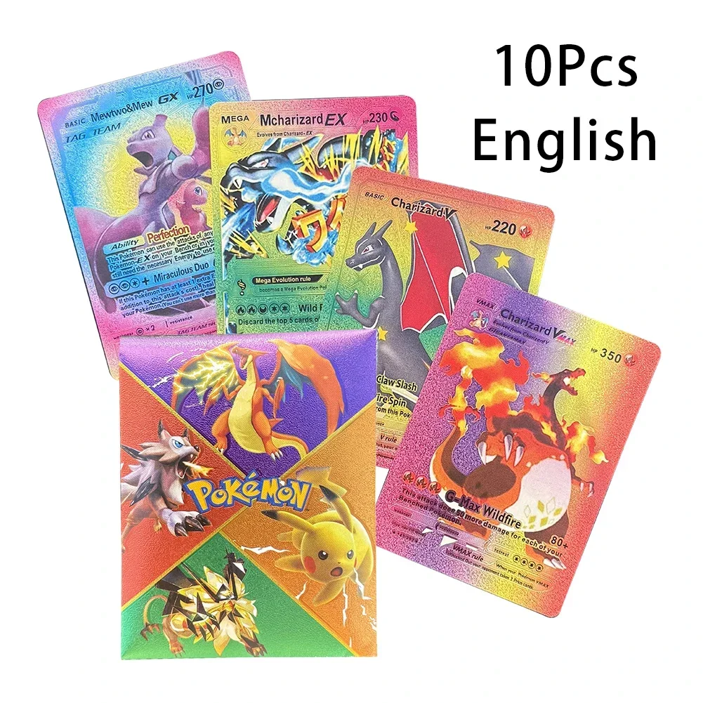 10 шт./1 пакетик карты покемонов