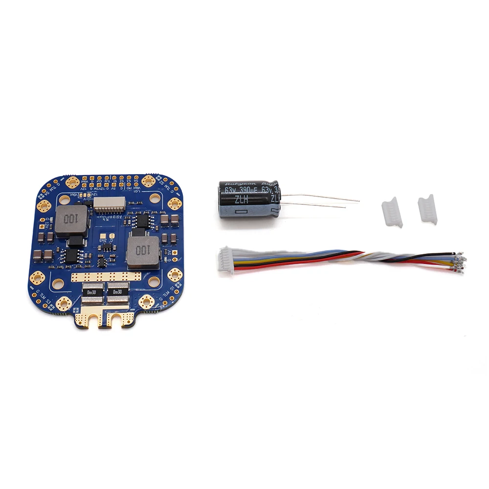 MATEKSYS PDB FCHUB-12S V2 5V/12V Board Output  Current Sensor 3-12S 30.5*30.5mm for RC Multirotor X-Class FPV Cinelifter Drone
