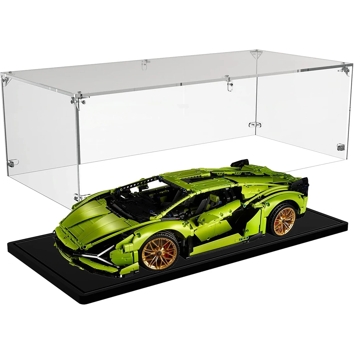 Acryl-Displaybox im Maßstab 1:10, geeignet für alle Arten von Modellautos im Maßstab 1:10, Flugzeuge und Bausteinspielzeugen