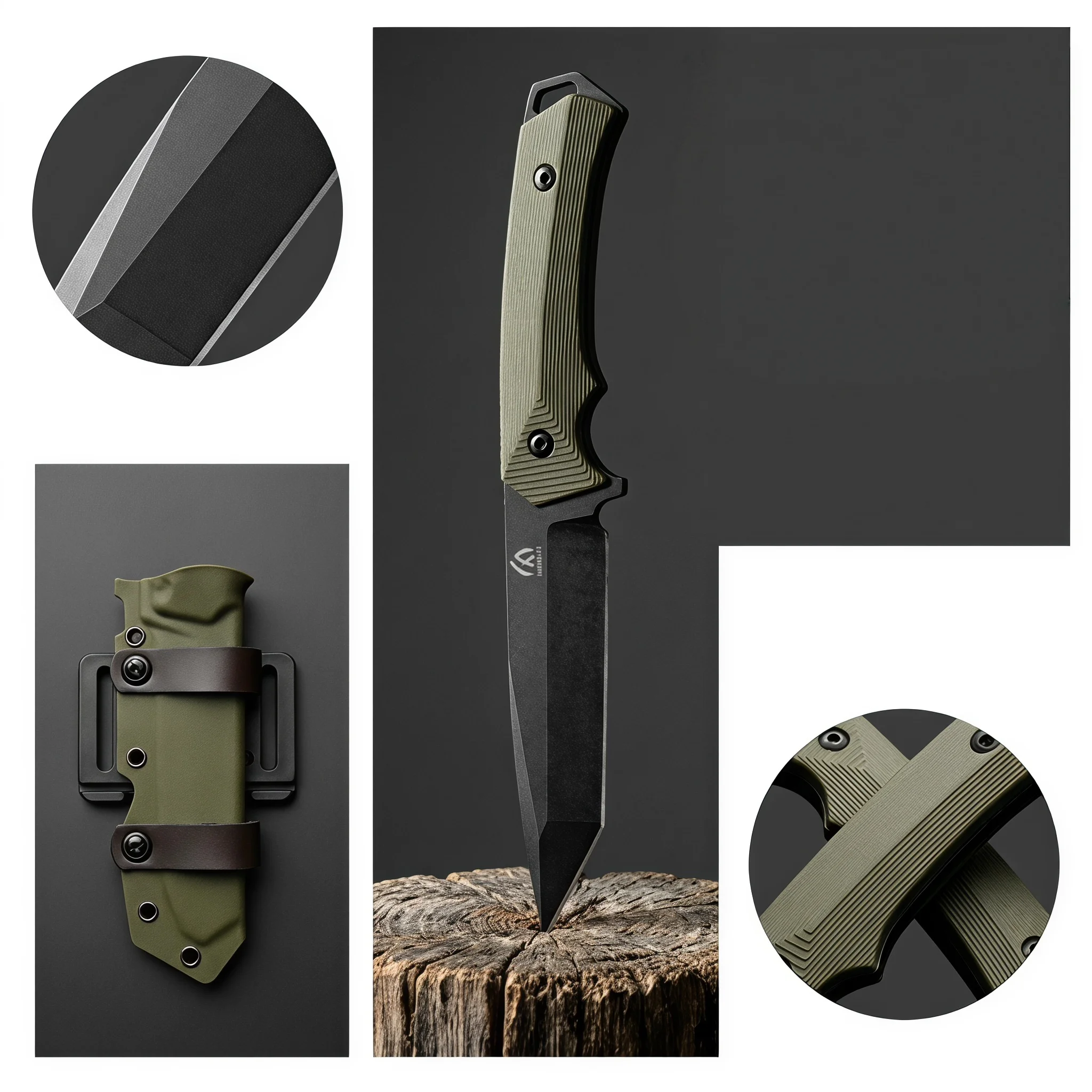 High quality outdoor knives, multifunctional tools for outdoor use, camping knives