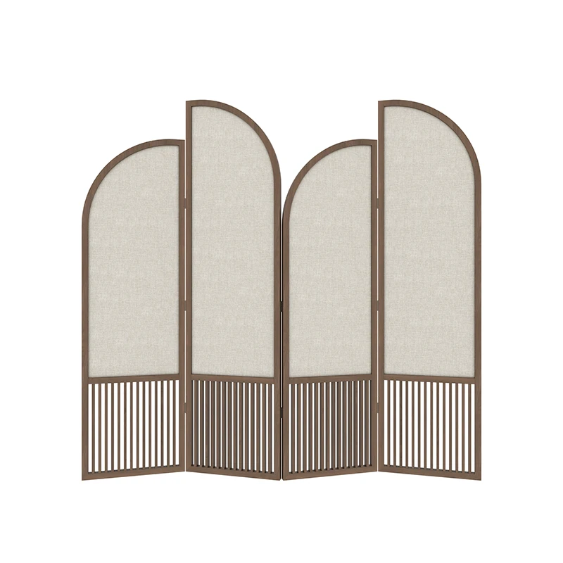 

Средневековая современная простая перегородка из цельного дерева для гостиной, складной мобильный вход, спальня, диван, угловое украшение