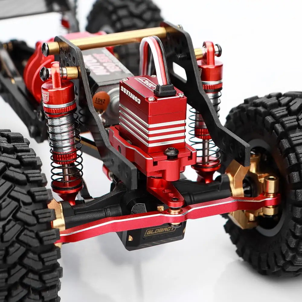 GLOBACT for TRX4M Servo 9kg High Torque Digital Servo Coreless Motor Servo HV 4.8V-8.4V with Servo Arm 1/18 RC Crawler Car