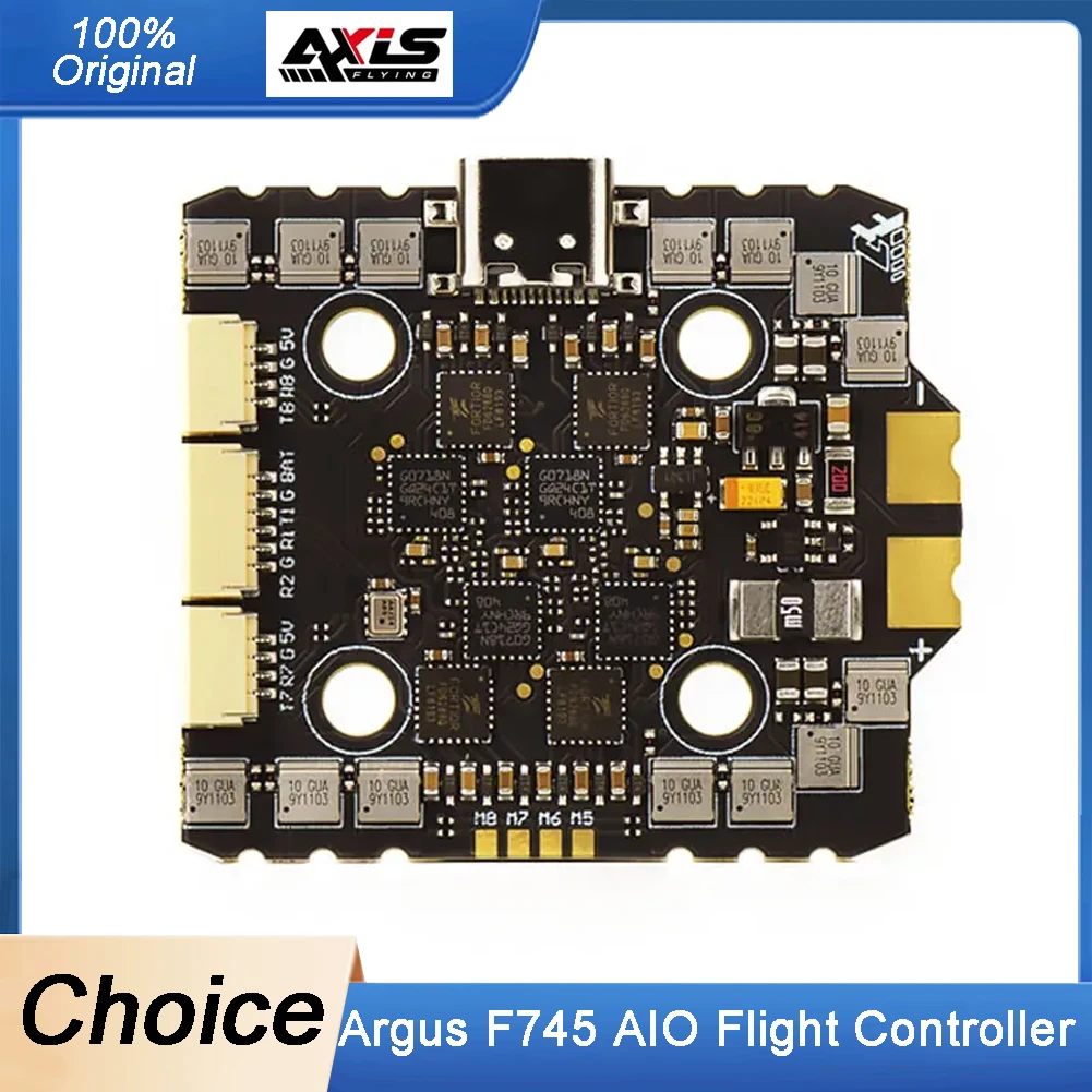 

Axisflying Argus F745 AIO Flight Controller 40A ICM-42688 AL0 12V Switch Settings for RCFPV Freestyle Drone-Electronic Component