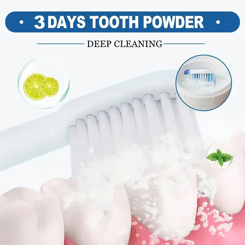 YUTIKUE 10% nHAP Tooth Powder 50g - Hydroxyapatite Teeth Whitening, Deep Cleaning & Fresh Breath, 7 Days Bright Smile​