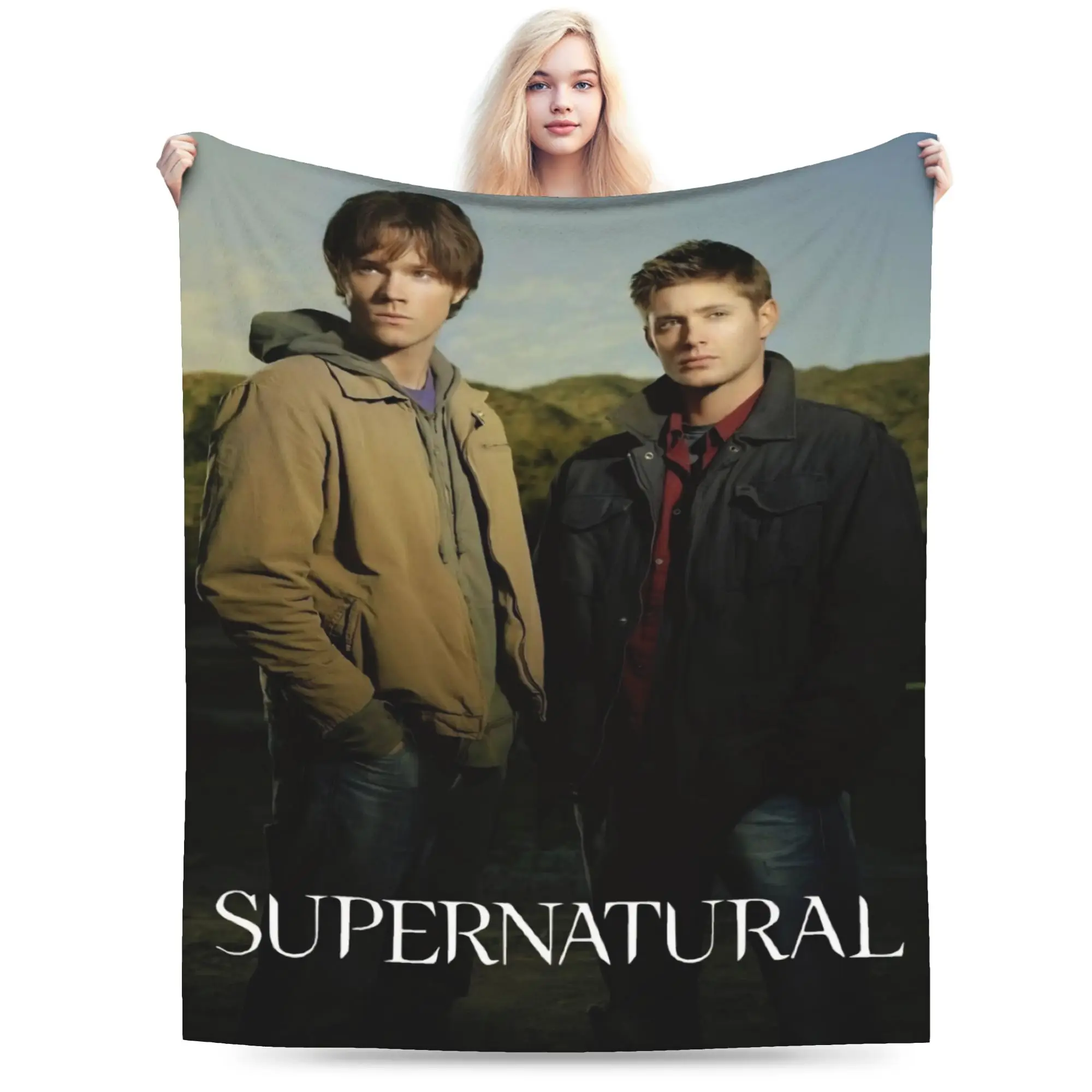 New Arrival TV S-Supernatural Blankets Lightweight Thin Fleece  Comfortable Throw Blankets Machine Washable