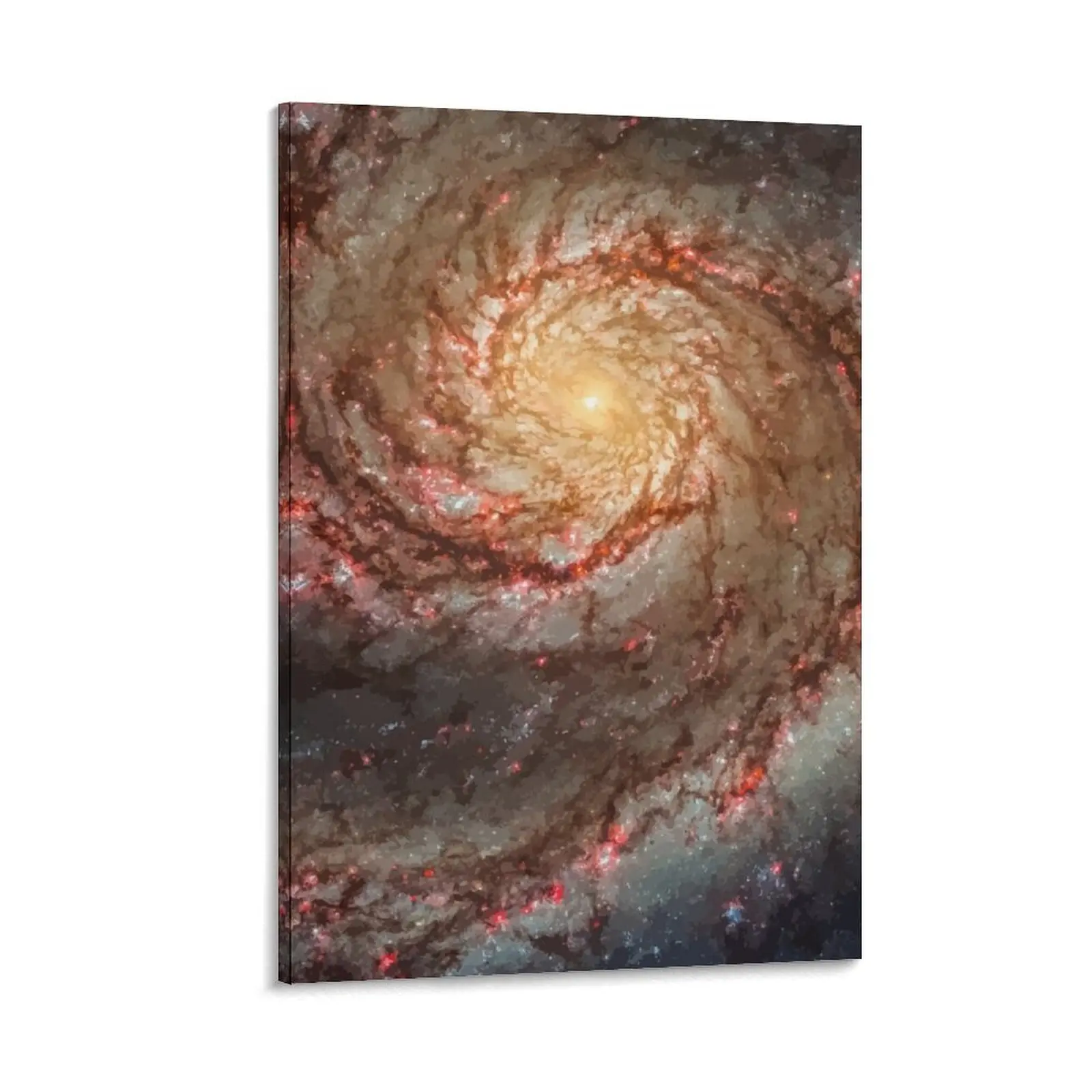 NASA Whirlpool Galaxy Messier 51a Seyfert 2 Canvas Painting anime house decoration vintage home decor wall decoration paintings