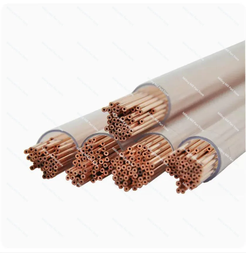 Single Hole Copper Tube Edm Drilling Machine 0.3mm-3.0mm Length 400mm WEDM Wire Cutting Parts Electrode Consumables Piercing