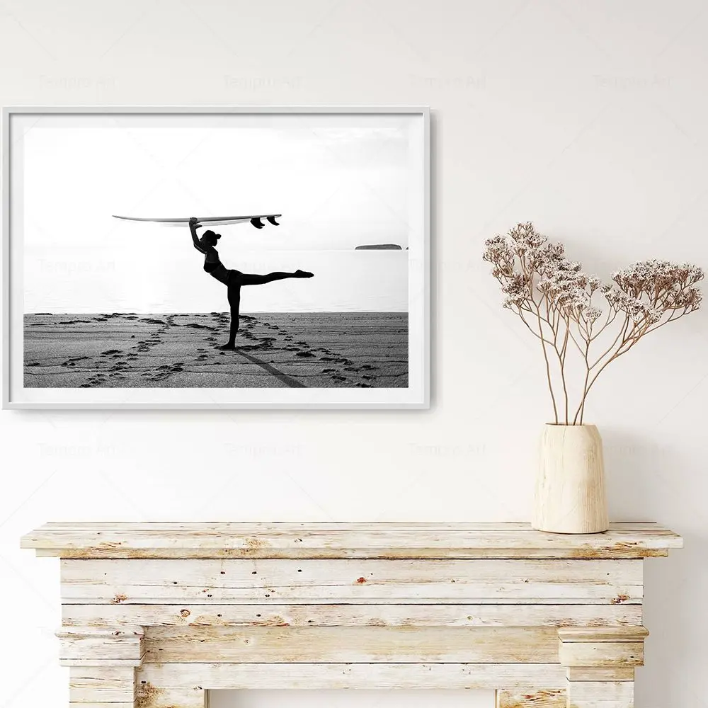 كاليفورنيا طباعة تصفح التصوير جدار الفن قماش اللوحة ركوب الأمواج الشاطئ الملصقات الساحلية ديكور لغرفة المعيشة جدار صور