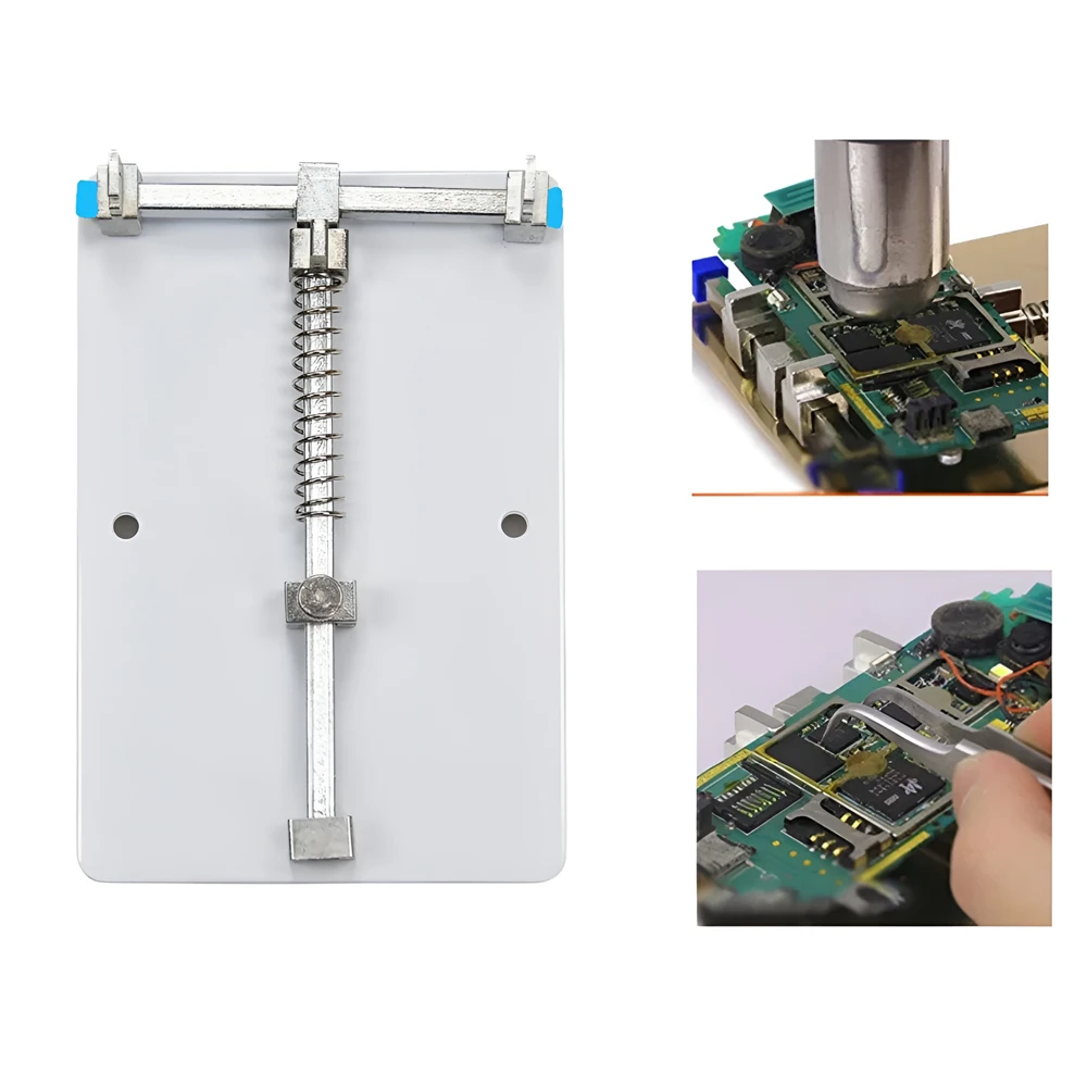 

PCB Circuit Board Holder Stainless Steel Adjustable Repair Clamp Motherboard PCB Board Holder for IC Components Hand Toolls Sets